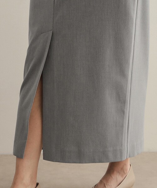 OPAQUE.CLIP（オペークドットクリップ）の「ストレッチイージーナロースカート【洗濯機洗い可】（スカート・レディース・ブラック/グレー/ベージュ・36/38/40/42）」の22枚目の写真