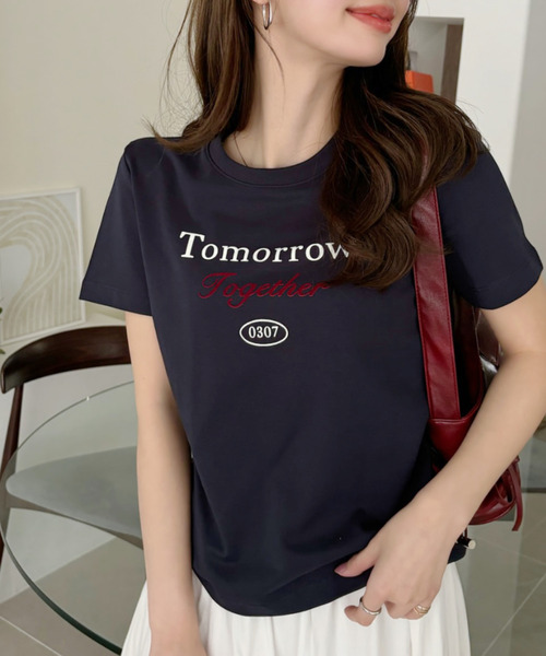 tシャツ 「追加」ロゴフレンチ Tシャツ1 レディース Gready Brilliant tシャツ JZスモールロゴフレンチTシャツ
