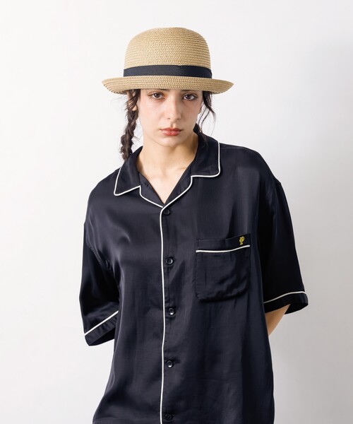 Ruben（ルーベン）の「【RUBEN/ルーベン】BLADE BOWLER HAT/ブレードボーラーハット/折りたたみ可能（ハット・メンズ・ブラック/ベージュ・フリー）」の9枚目の写真