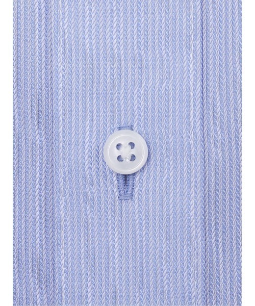 TAKA-Q（タカキュー）の「【綿100% ノーアイロン】タカキュー ワイドカラー ビジネスドレス 長袖シャツ（ビジネスシャツ・メンズ・ブルー・首回り37cm-裄丈80cm/首回り39cm-裄丈80cm/首回り41cm-裄丈82cm/首回り43cm-裄丈82cm/首回り43cm-裄丈86cm/首回り45cm-裄丈86cm/首回り41cm-裄丈86cm/首回り39cm-裄丈84cm）」の5枚目の写真