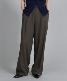select MOCA Et（セレクトモカエト）の「【Et】Linen Mix Tuck Wide Pants（スラックス）」
