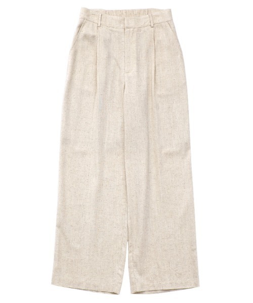 moca♡　0527 セール】【Et】Wrap 2Tuck Wide Pants（スラックス）｜select MOCA Et