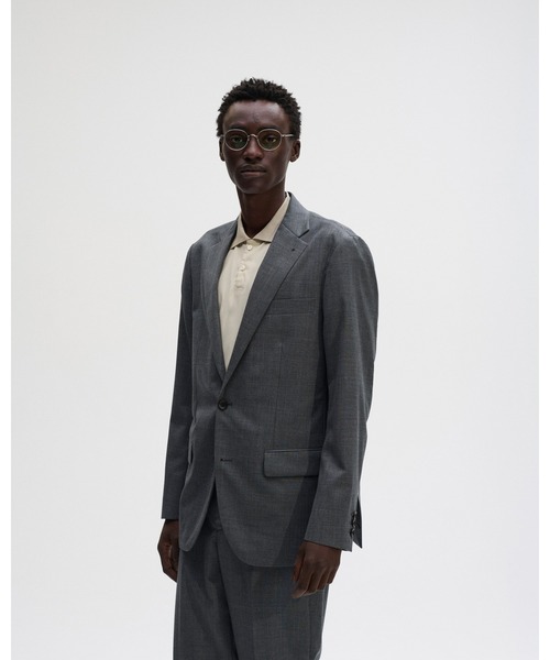 SOPHNET.(ソフネット)の「SUMMER MERINO WOOL STANDARD 2BUTTON JACKET(テーラードジャケット・メンズ・ブラック/グレー/ネイビー・LARGE/SMALL/MEDIUM/X-LARGE)」の6枚目の写真