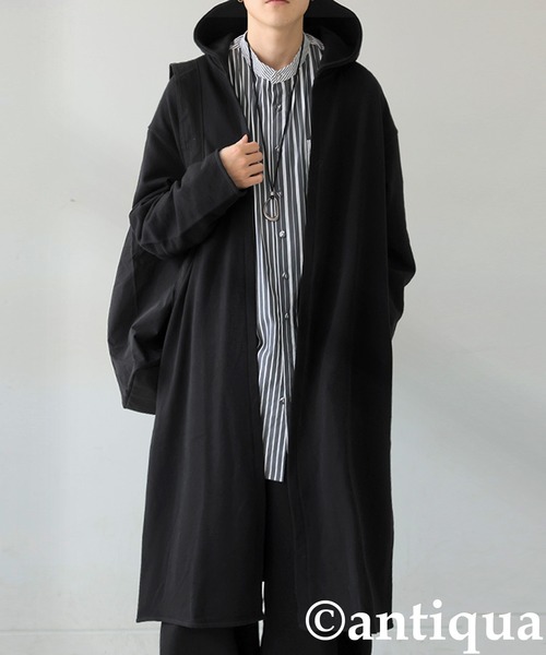 antiqua（アンティカ）の「綿100% ライトアウター 花粉 パーカー（その他トップス・レディース・ブラック・ONESIZE）」の10枚目の写真