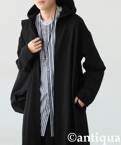 antiqua（アンティカ）の「綿100% ライトアウター 花粉 パーカー（その他トップス・レディース・ブラック・ONESIZE）」の12枚目の写真