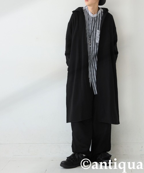 antiqua（アンティカ）の「綿100% ライトアウター 花粉 パーカー（その他トップス・レディース・ブラック・ONESIZE）」の15枚目の写真