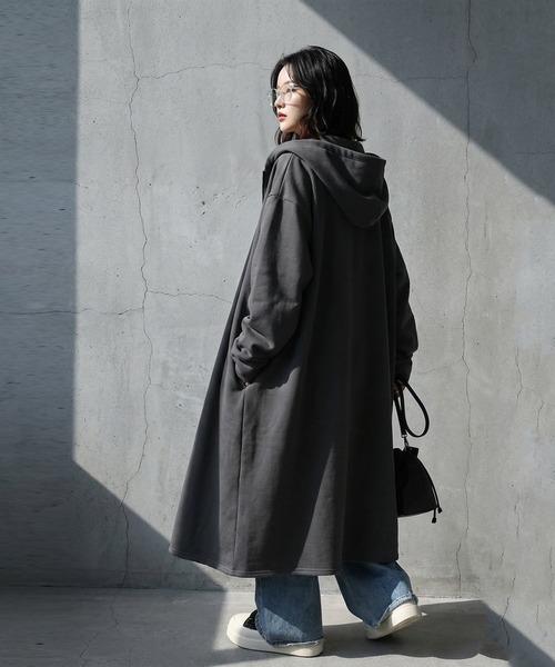 antiqua（アンティカ）の「綿100% ライトアウター 花粉 パーカー（その他トップス・レディース・ブラック・ONESIZE）」の18枚目の写真