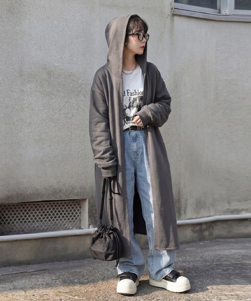 antiqua（アンティカ）の「綿100% ライトアウター 花粉 パーカー（その他トップス・レディース・ブラック・ONESIZE）」の20枚目の写真