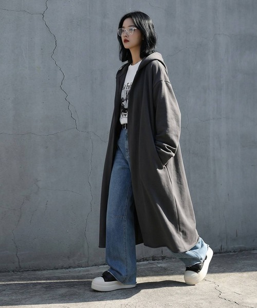 antiqua（アンティカ）の「綿100% ライトアウター 花粉 パーカー（その他トップス・レディース・ブラック・ONESIZE）」の21枚目の写真