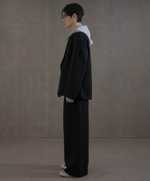 LUCY（ルーシー）の「LUCY/ツイードダブルテーラードジャケット（テーラードジャケット・メンズ・ブラック・MEDIUM/LARGE）」の16枚目の写真