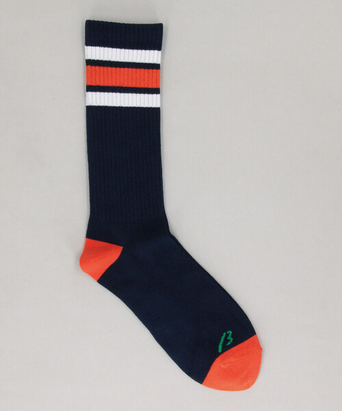 β MEN（ベータメン）の「カラースポーツ ソックス（ソックス/靴下・メンズ・ブラック/イエロー/ネイビー/ホワイト/ブルー・27.0cm）」の4枚目の写真