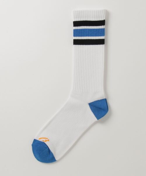 β MEN（ベータメン）の「カラースポーツ ソックス（ソックス/靴下・メンズ・ブラック/イエロー/ネイビー/ホワイト/ブルー・27.0cm）」の5枚目の写真