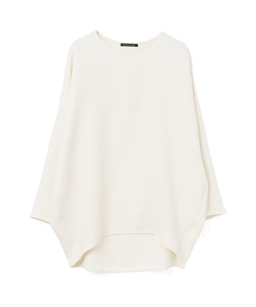 mizuiro ind ジョーゼットボートネックコクーンプルオーバー（T