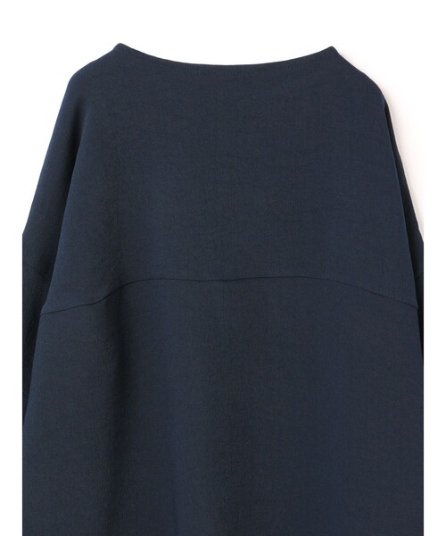 mizuiro ind ジョーゼットボートネックコクーンプルオーバー（T