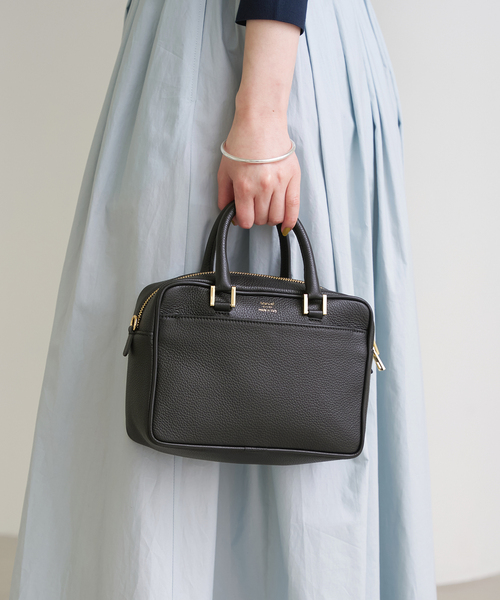 IENA(イエナ)の「《追加5》Manuel MILANO/マニュエルミラノ 別注 レザーバッグ MIDI(ハンドバッグ・レディース・ブラック・FREE)」の3枚目の写真