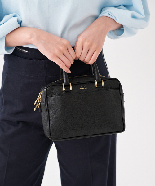 追加5》Manuel MILANO/マニュエルミラノ 別注 レザーバッグ MIDI