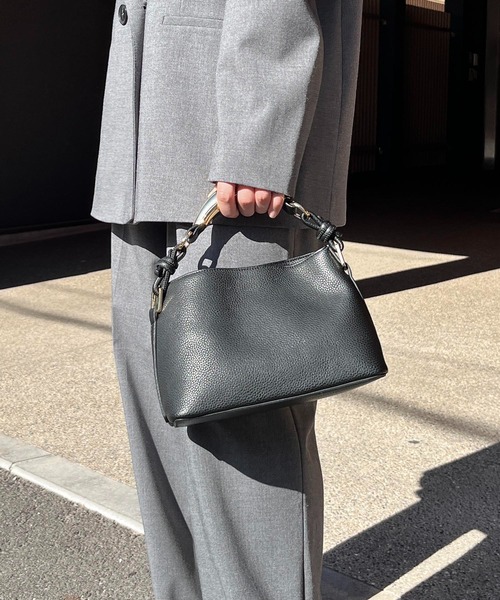 セール】LE VERNIS(ル・ベルニ)Sculpture boxy bag