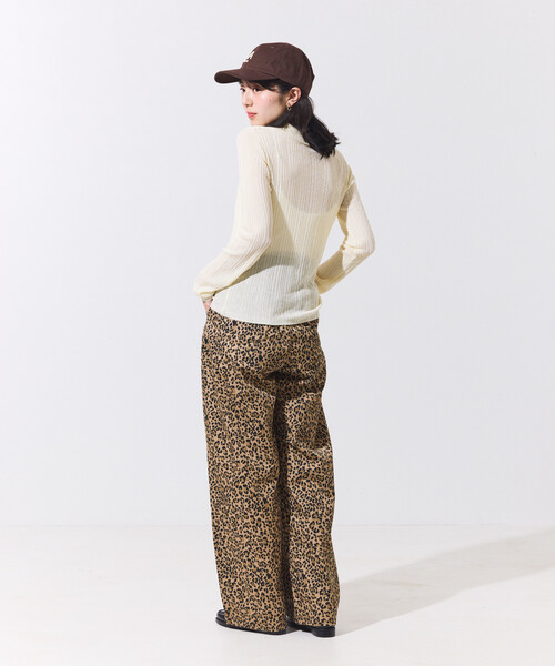 FREAK'S STORE(フリークスストア)の「RED KAP × FREAK'S STORE/レッドキャップ <低伸長サイズあり>別注 紐付きイージータックパンツ/イージーパンツ(チノパンツ・レディース・ブラック/ベージュ/オリーブ/サックスブルー/その他2/ナチュラル/チャコール/ブラウン/ネイビー/インディゴブルー/ダークブラウン/レオパード・SMALL/MEDIUM/X-SMALL)」の16枚目の写真