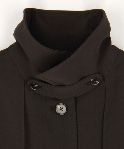 NICOLE CLUB（ニコル　クラブ）の「トレンチ風ショートジャケット（その他アウター・レディース・オフホワイト/グレー/チャコール・MEDIUM）」の9枚目の写真