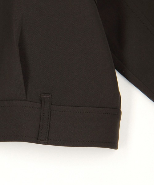 NICOLE CLUB（ニコル　クラブ）の「トレンチ風ショートジャケット（その他アウター・レディース・オフホワイト/グレー/チャコール・MEDIUM）」の12枚目の写真