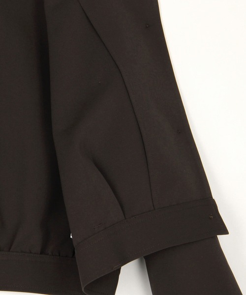 NICOLE CLUB（ニコル　クラブ）の「トレンチ風ショートジャケット（その他アウター・レディース・オフホワイト/グレー/チャコール・MEDIUM）」の13枚目の写真