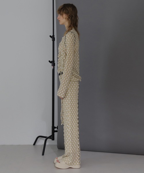 CREOLME)レイヤードレースパンツ CREOLME（クレオルム）の「(CREOLME)レイヤードレースパンツ