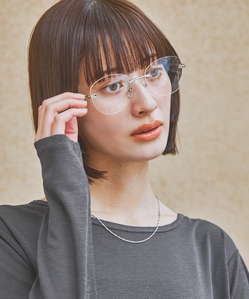 リムレスボストンサングラス / 253369（サングラス）｜LAKOLE（ラコレ