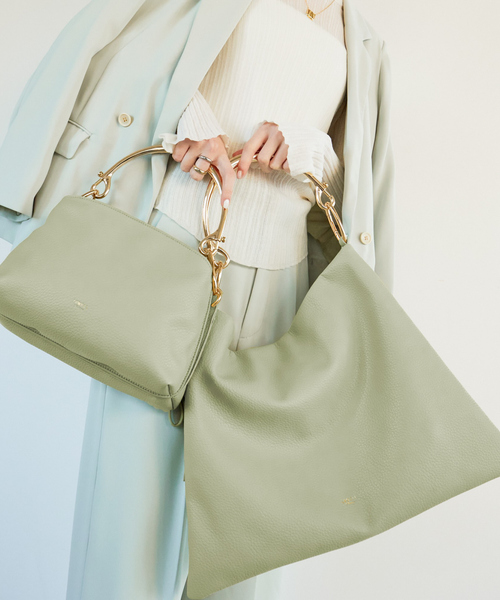 STORY掲載】Mira/WハンドルHOBOワンショルダーバッグ（トート