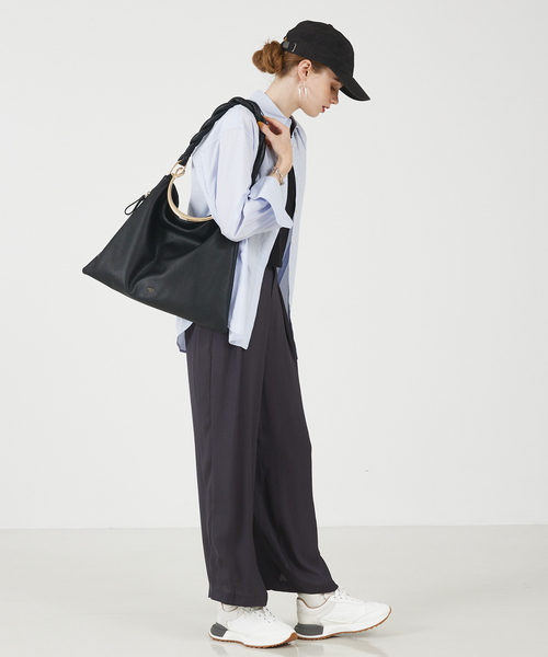 現行品✨美品✨ 【STORY掲載】Mira/Wハンドル ショルダーバッグ STORY掲載】Mira/WハンドルHOBOワンショルダーバッグ｜LOWELL