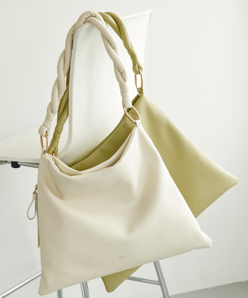 美品✨ 【STORY掲載】Mira/WハンドルHOBOワンショルダーバッグ STORY掲載】Mira/WハンドルHOBOワンショルダーバッグ｜LOWELL