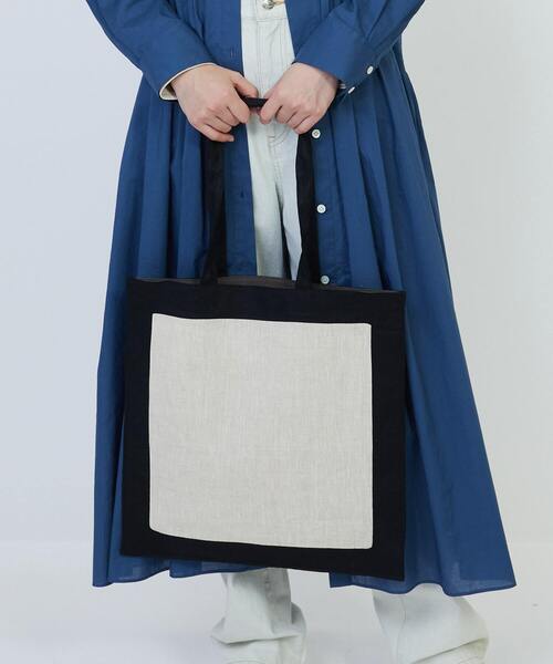 LOISIR(ロワズィール)の「額縁トートバッグ(トートバッグ・レディース・ブラック/グリーン・FREE)」の13枚目の写真