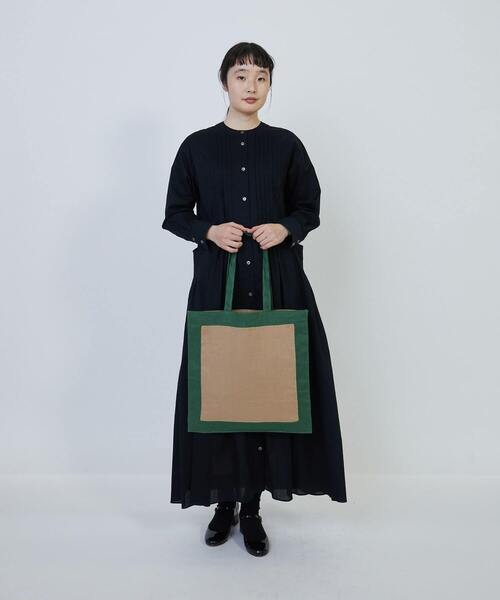 LOISIR(ロワズィール)の「額縁トートバッグ(トートバッグ・レディース・ブラック/グリーン・FREE)」の20枚目の写真