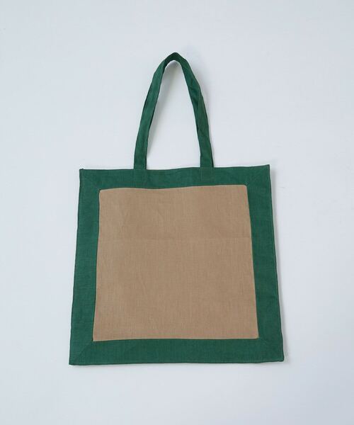 LOISIR(ロワズィール)の「額縁トートバッグ(トートバッグ・レディース・ブラック/グリーン・FREE)」の7枚目の写真