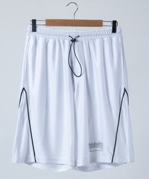 THRASHER（スラッシャー）の「【at】〔THRASHER/スラッシャー〕GAME SHORTS ファイアーパターンロゴ パイピング ゲームショーツ（その他パンツ・メンズ）」