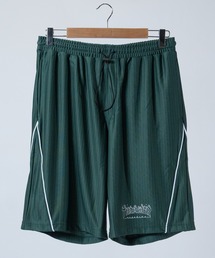 【at】〔THRASHER/スラッシャー〕GAME SHORTS ファイアーパターンロゴ パイピング ゲームショーツ