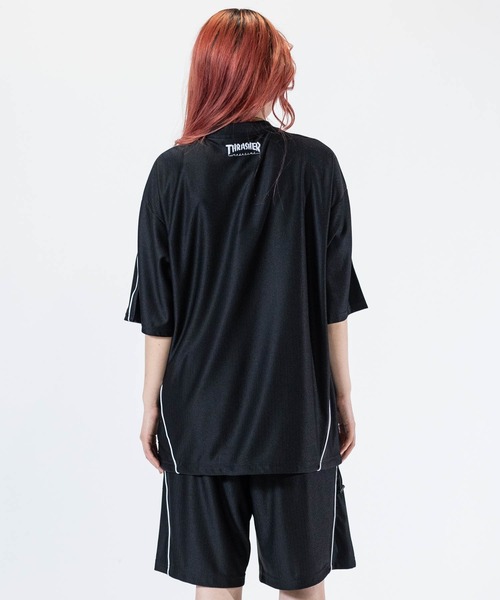 THRASHER（スラッシャー）の「【at】〔THRASHER/スラッシャー〕GAME SHORTS ファイアーパターンロゴ パイピング ゲームショーツ（その他パンツ・メンズ・ホワイト/グリーン/ブラック・MEDIUM/LARGE）」の21枚目の写真