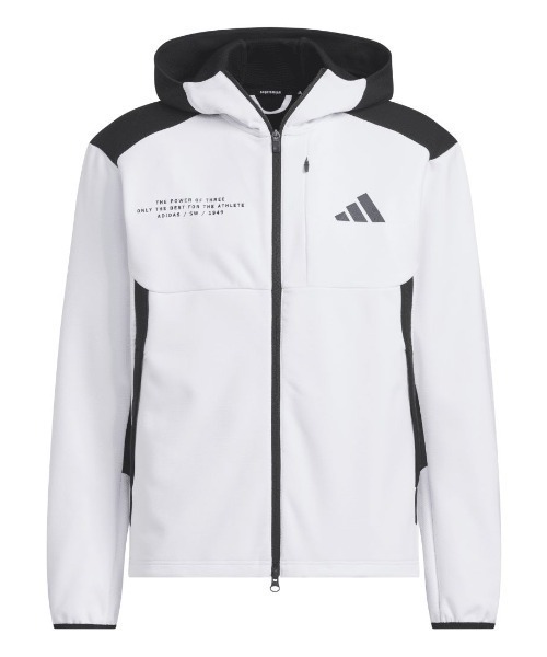adidas(アディダス)の「アディダス adidas Adptn レギュラーフィット テクスチャード ダブルニット フード付きトラックジャケット(ジャージ・メンズ・ブラック/ホワイト/オリーブ・S/M/L/LL/3L)」の17枚目の写真