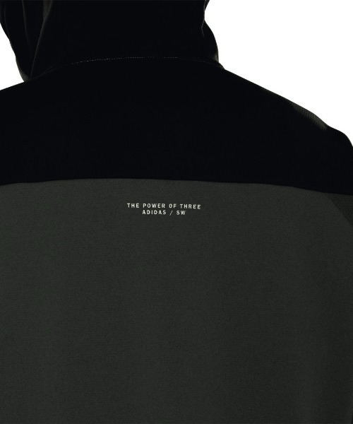 adidas(アディダス)の「アディダス adidas Adptn レギュラーフィット テクスチャード ダブルニット フード付きトラックジャケット(ジャージ・メンズ・ブラック/ホワイト/オリーブ・S/M/L/LL/3L)」の16枚目の写真