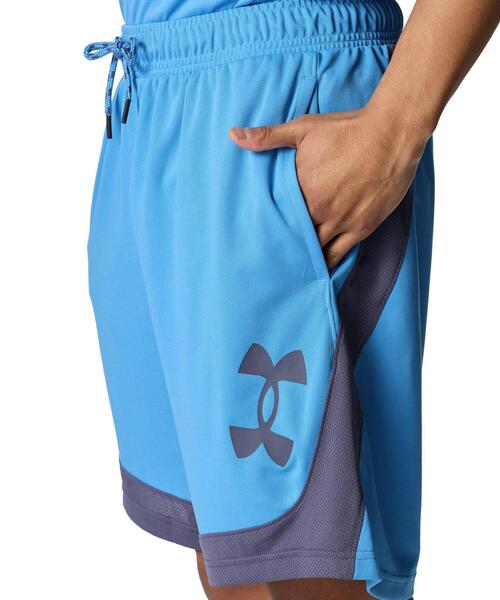 UNDER ARMOUR(アンダーアーマー)の「UAベースライン ショーツ(バスケットボール/メンズ)(その他パンツ・メンズ・エメラルドブルー・S/M/L/2XL/XL/3XL/4XL)」の4枚目の写真