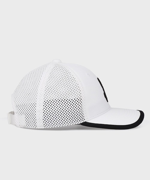 Psycho Bunny（サイコバニー）の「[GOLF]シルエットロゴ 2WAYストレッチ キャップ（キャップ・メンズ・ホワイト/ブラック・FREE）」の3枚目の写真