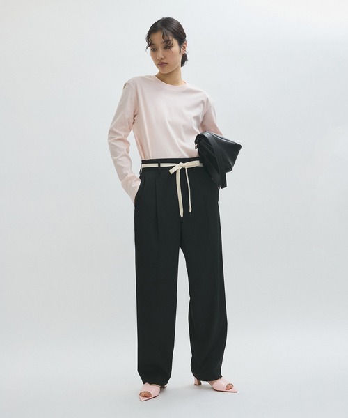 ADAM ET ROPE'（アダムエロペ）の「ポインテッドウェーブミュール（サンダル・レディース・ブラック/ピンク・23.5cm/24.5cm/23cm/24cm）」の8枚目の写真