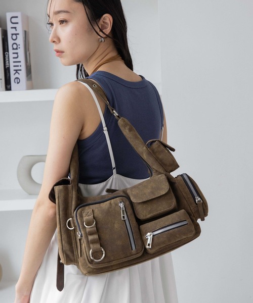 マルチポケットワンショルダーBAG/327984（ショルダーバッグ