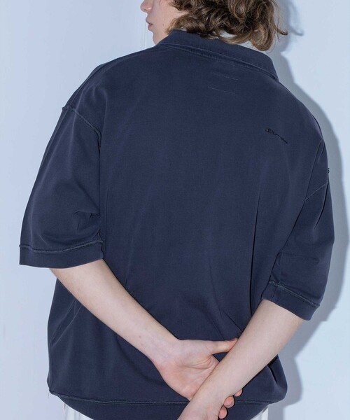 Champion（チャンピオン）の「＜Champion × monkey time＞ ピグメント スキッパー ポロシャツ（ポロシャツ・メンズ・ライム/ブラック・XL/L/M/S）」の21枚目の写真