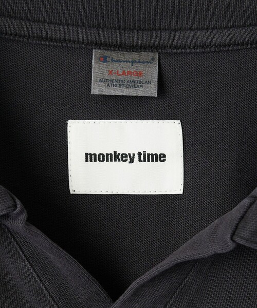 Champion × monkey time＞ ピグメント スキッパー ポロシャツ