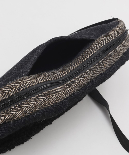 チャイハネ（チャイハネ）の「【チャイハネ】バクタショルダーバッグ（ショルダーバッグ・レディース・ブルー/ブラック・FREE）」の7枚目の写真