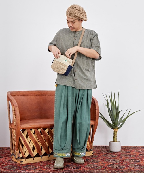 チャイハネ（チャイハネ）の「【チャイハネ】バクタショルダーバッグ（ショルダーバッグ・レディース・ブルー/ブラック・FREE）」の10枚目の写真