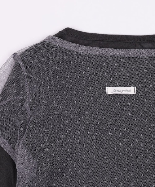 A'GEM/9 × .kom 「 FANCY CLUB/ファンシークラブ」 3-WAY DOT LAYERED LONG SLEEVE/ドットレイヤー A'GEM/9 × .kom 『 FANCY CLUB/ファンシークラブ』 3-WAY DOT