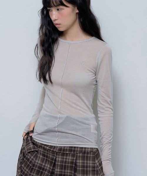 A'GEM/9 × .kom 「 FANCY CLUB/ファンシークラブ」 3-WAY DOT LAYERED LONG SLEEVE/ドットレイヤー A'GEM/9 × .kom 『 FANCY CLUB/ファンシークラブ』 3-WAY DOT