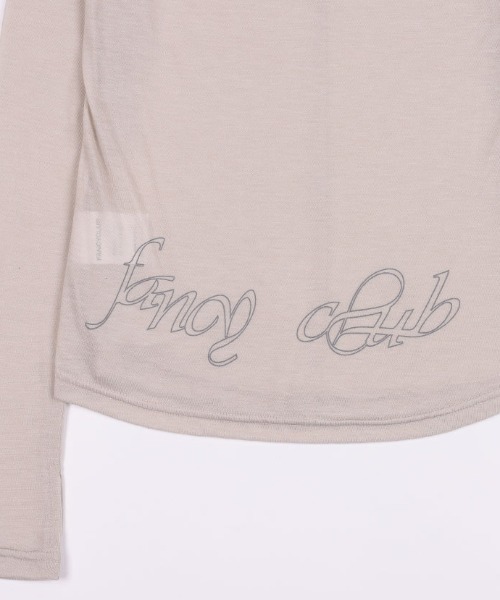 A'GEM/9 × .kom 「 FANCY CLUB/ファンシークラブ」 3-WAY DOT LAYERED LONG SLEEVE/ドットレイヤー A'GEM/9 × .kom 『 FANCY CLUB/ファンシークラブ』 3-WAY DOT