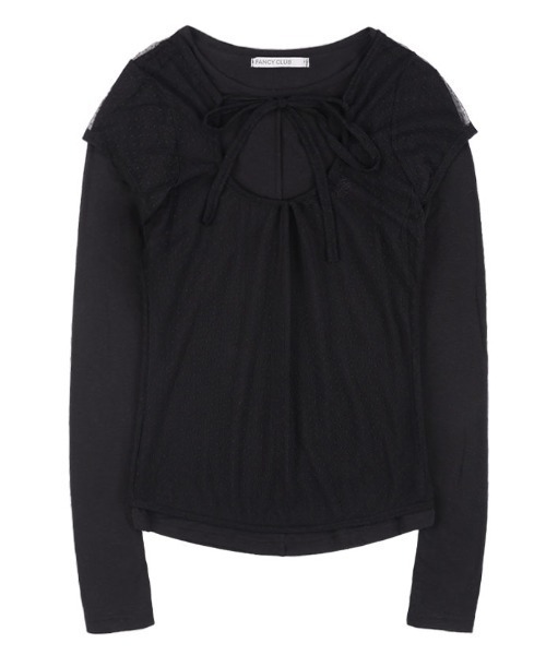 A'GEM/9 × .kom 「 FANCY CLUB/ファンシークラブ」 3-WAY DOT LAYERED LONG SLEEVE/ドットレイヤー A'GEM/9 × .kom 『 FANCY CLUB/ファンシークラブ』 3-WAY DOT